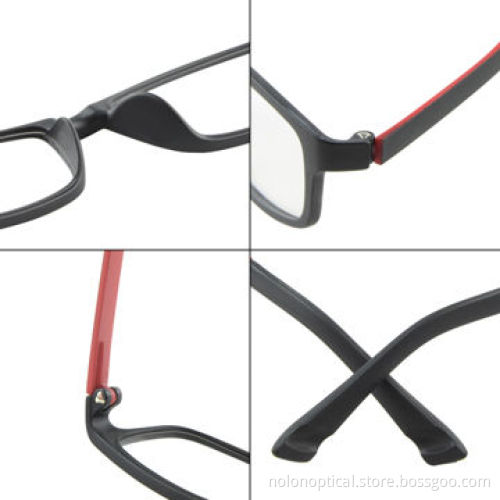2014 high quality designer ultem optical frames in black with green